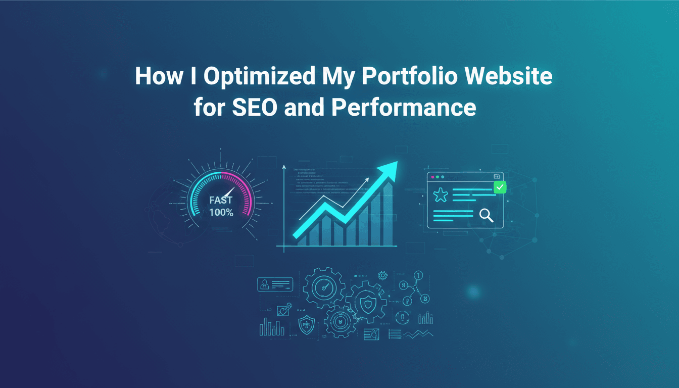How I Optimized My Portfolio Website for SEO and Performance - blog by Hitanshu Khandelwal
